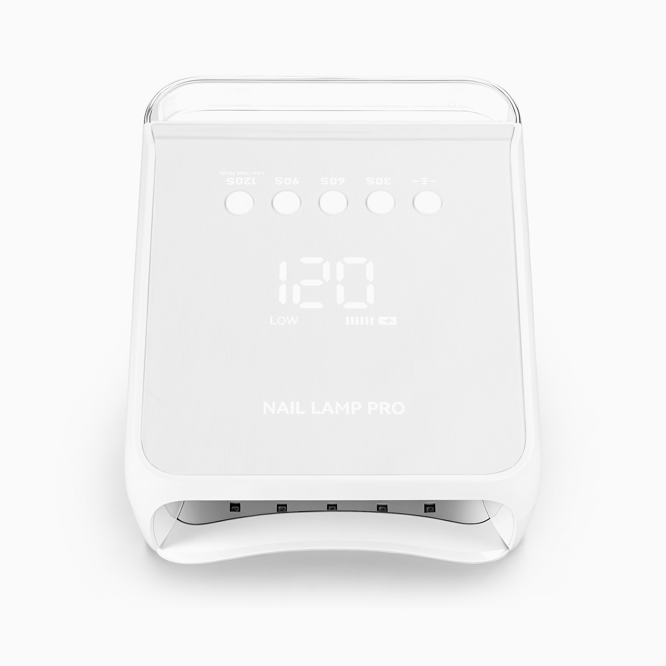 White Elesecret E607 rechargeable UV LED nail lamp