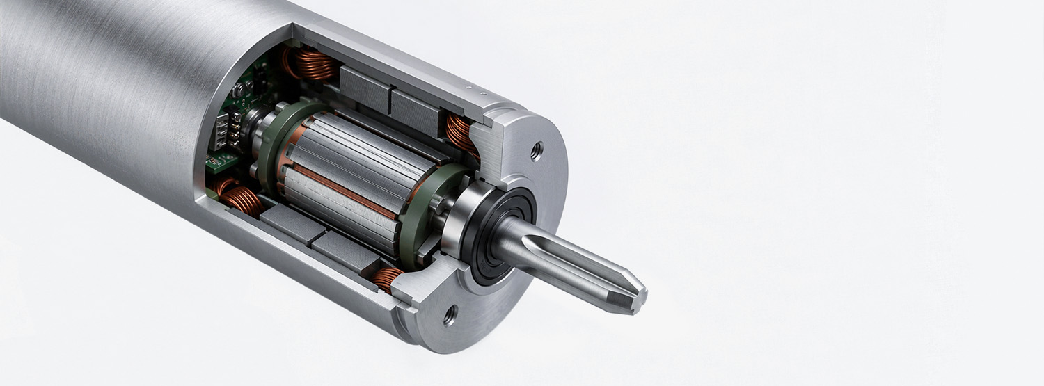 Elesecret nail drill motor cross-section