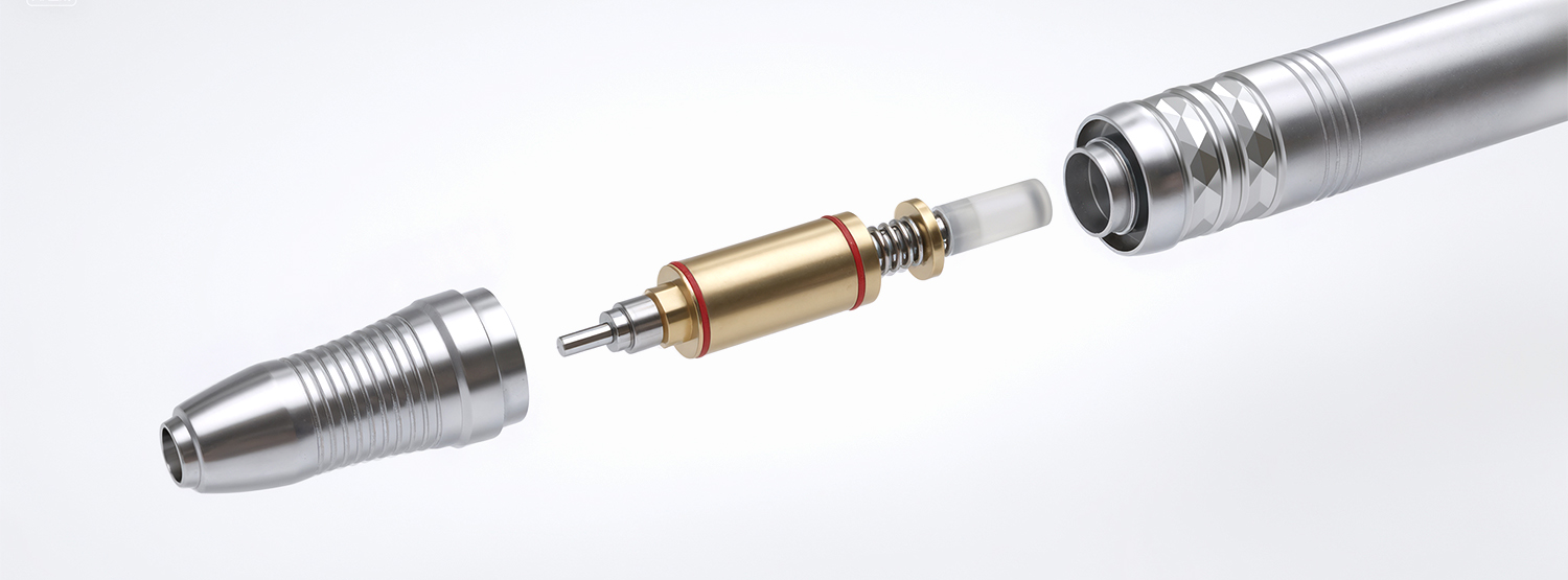 Elesecret nail drill handpiece bearing structure